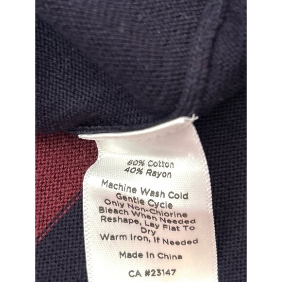 NWT Talbots Plus Size 3X Multicolor Striped Knit Sweater Fallcore Preppy Casual - Picture 6 of 6